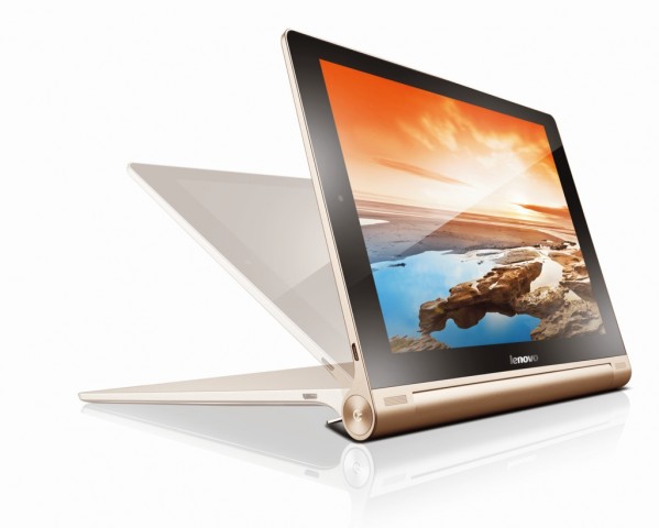 Das neue Yoga-Tablet soll in Asien auch in Champagner-Gold erhältich sein. (Bild: Lenovo)